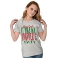 thumbnail image 4 of Dear Santa It Was My Brothers Fault Womens Slim Fit Graphic Tee Brisco Brands S, 4 of 5