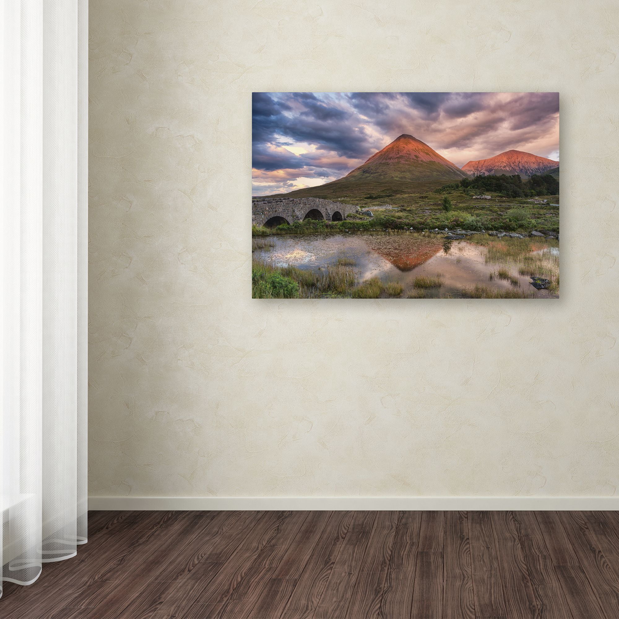 Trademark Fine Art 'Glamaig Sunset' Canvas Art by Michael Blanchette Photography