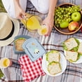 thumbnail image 4 of Herrnalise Sandwich Containers, Sandwich Containers for Lunch Boxes Plastic Toast Shape Food Storage Sandwich Box with Lid, BPA Free and Reusable, Microwave & Dishwasher Safe, for Family Adults, 4 of 5