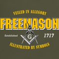 thumbnail image 3 of CafePress - Masonic Collegiate T Shirt - Men's Classic Graphic Cotton T-Shirt, 3 of 4