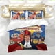 thumbnail image 5 of Grimsburg Conjunto de sábanas temático, trío de piezas, cómodo y amigable con la piel, diseño único, regalo de decoración para el hogar para familiares, amigos y fans,173cm *218cm, 5 of 6
