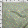 thumbnail image 2 of oneOone Organic Cotton Poplin Twill Fabric Lemon Slice Vegetable Printed Craft Fabric BTY 42 Inch Wide, 2 of 4