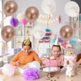 thumbnail image 6 of Unique Bargains 10Pcs Latex Party 12inchch Round Helium Balloons Rose Gold, 6 of 6