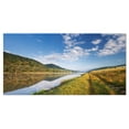 thumbnail image 2 of Mountain River under Blue Sky - Landscape Photography Canvas Print, 2 of 3