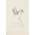 thumbnail image 2 of Helene Schjerfbeck 17x24 Gold Ornate Framed and Double Matted Museum Art Print Titled - A Woman's Profile (1872 - 1874), 2 of 4