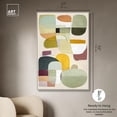 thumbnail image 5 of Aliason Canvas Midcentury Abstract Wall Art by Art Remedy, Silver Frame, 36" x 54", 5 of 7
