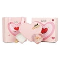 thumbnail image 4 of Caja De Regalo Joyero de corazón rosa con rosa preservada, caja de regalo de recuerdo de doble corazón para mujer (1 unidad) JASKFLY, 4 of 9