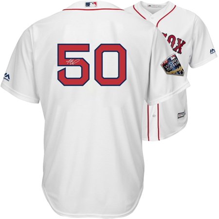 - Mookie Betts Boston Red Sox 2018 MLB World Series Champions Autographed Majestic White Replica World Series Jersey - Fanatics Authentic Certified