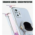 thumbnail image 4 of Compatible with Xiaomi Redmi Note 10 Pro Case Silicone TPU Plating, Xiaomi Redmi Note 10 Pro Cases Cute Astronaut Pattern Phone Case with Stand (Blue), 4 of 14