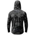thumbnail image 4 of Sun Protection Shirts for Men UPF 50+ Sun Protection Hoodie Camo Long Sleeve Lightweight Fishing Shirt with Neck Gaiter, 4 of 6