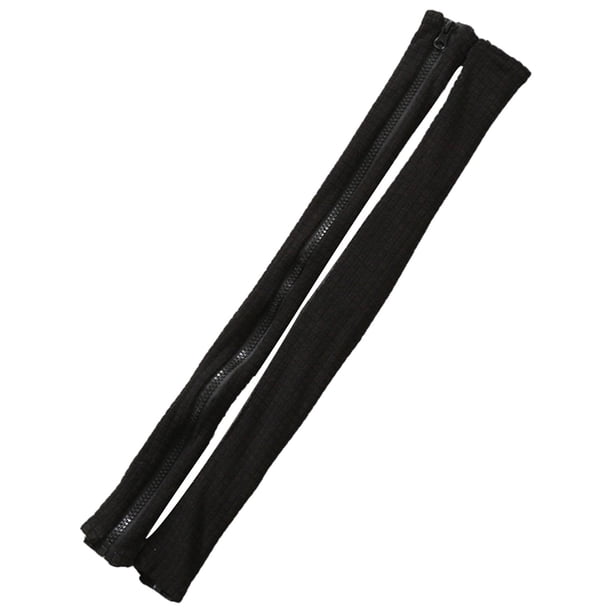 Funda para brazo de silla de oficina, 2 piezas, protectores decorativos, funda para sillón negro