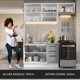 thumbnail image 4 of Cocina Integral Completa Modular Madesa Agata 180cm BG 09, 4 of 5