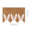 thumbnail image 2 of Happy Easter Welcome Sign Floor Mat, Anti-slip Coconut Palm Carpet, Fun Easter Bunny Pattern Printed Floor Mat, Water-Absorbing and Dirt-Repellent Mats for The Porch and the Front Door,K, 2 of 6