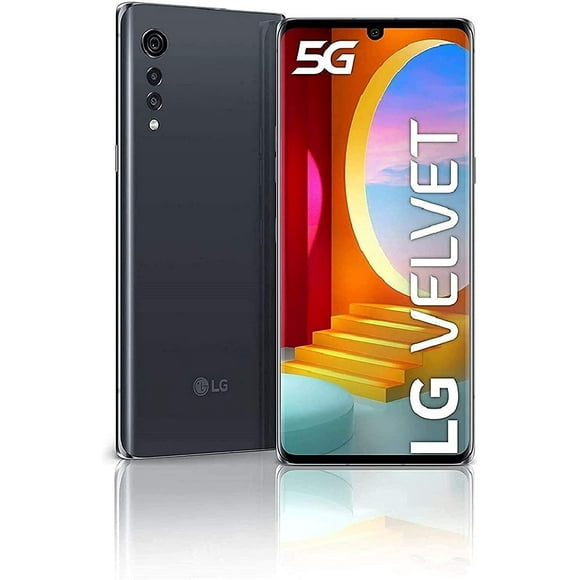 LG Velours 5G 128GB 6GB Bélier 6.8" Certifié Remis à Neuf Excellent État
