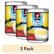 (3 pack) Quaker Cream of Corn Hot Cereal Cornmeal Dry Mix, 340g Bag