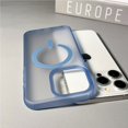 thumbnail image 4 of Luxury Matte For Magsafe Magnetic Wireless Charge Case for iPhone 16 15 14 Plus 13 12 11 Pro Max Clear Shockproof Bumper Cover White For iPhone 14, 4 of 6