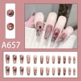 thumbnail image 2 of Fake Nails DIY Fake Nail French Bling Finger Nail Art Tips, 2 of 10
