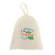 thumbnail image 2 of Sombrero de fieltro de lana textil natural blanco para baño ruso SPA, protección para el cabello D, 2 of 9