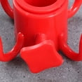 thumbnail image 2 of OULII Supports de Parasol de Plage Lot de 2 Robustes Rouges pour Amateurs de Plein Air, 2 of 5