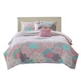 thumbnail image 2 of Urban Habitat Kids Cloud Full/Queen Bedding For Girls Quilt Set - Pink , Geometric, Unicorn &ndash; 5 Piece Kids Girls Quilts &ndash; 100% Cotton Quilt Sets Coverlet, 2 of 12