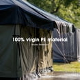 thumbnail image 4 of Yescom 12x16FT 14-Mil Plastic Tarp Waterproof Heavy Duty Tarpaulin Reversible Tear Resistant Furniture Cover Painting Camping, 4 of 10