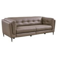 thumbnail image 5 of Primrose Genuine Leather Sofa in Dark Metal Finish, 5 of 11