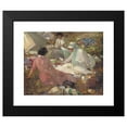 thumbnail image 2 of Cyrus Cincinatto Cuneo 23x20 Black Modern Framed Museum Art Print Titled - The Picnic, 2 of 5