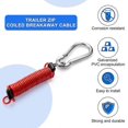 thumbnail image 4 of Trailer Spring Rope Safety Buckle,Zip 4 Foot Breakaway Cable 80-01-2140 (Red), 4 of 4