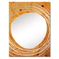 thumbnail image 2 of Designart "Golden Spiral Sunset Reverie I" Abstract Collages Oversized Wall Mirror - Modern Abstract Living Room Wall Mirror - Multiple Color Options, 2 of 6