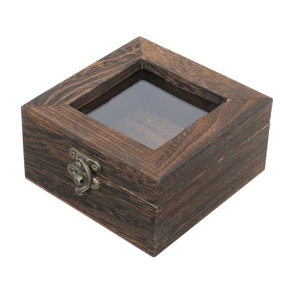 MasteelfCA Display Case Shadow Box Frame Wood Display Case for Photos Flowers Bugs