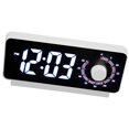 thumbnail image 4 of Digital Alarm Clock Multifunctional Dual Display Visual Time Manager Desktop Knob Electronic LED Countdown Clock, 4 of 5