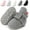 02 Dark Grey, variant on Baby Booties Newborn Boys Girls Fleece Boots Non Slip Grippers Stay On Slipper Socks Infant First Walker Winter Warm Crib Shoes