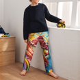 thumbnail image 5 of Susaid Surreal Seafood Extravaganza Print Soft Teen Sleep Pants, Long Pajama Bottoms with Two Pockets and Elastic Waist, Designed for Ages 5-16-, 5 of 6