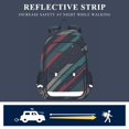 thumbnail image 5 of FORMRS Unisex School Backpack 17" Student Travel Bag with Laptop Compartment, Abstract Stripes, 5 of 7