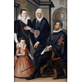 thumbnail image 2 of Di Tito, Santi 22x32 White Modern Wood Framed Museum Art Print Titled - Group Portrait of a Knight of Malta, 2 of 4