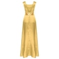 thumbnail image 2 of iiniim Women's Sleeveless Tunic Overlay Dance Cover Up Maxi Dress Yellow XXL, 2 of 7
