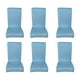 thumbnail image 1 of Toystoory Sillas de comedor transformables de 6 piezas con funda para silla de terciopelo triturado, amplias aplicaciones elásticas y elásticas Decoración del hogar, 1 of 6