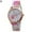 1#, variant on UDIYO Women Flower Print Silicon Band Arabic Numerals Dial Quartz Wrist Watch