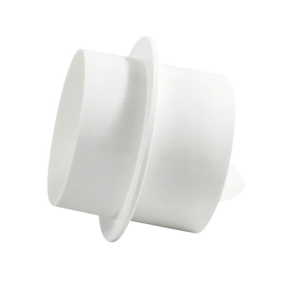 Kitchen PVC Backdraft Damper Home Ventilation Home Improvement Range Hood Pipe Check Valve Air Duct Check Ventilation Check Valve Pipe Draft Blocker 100MM