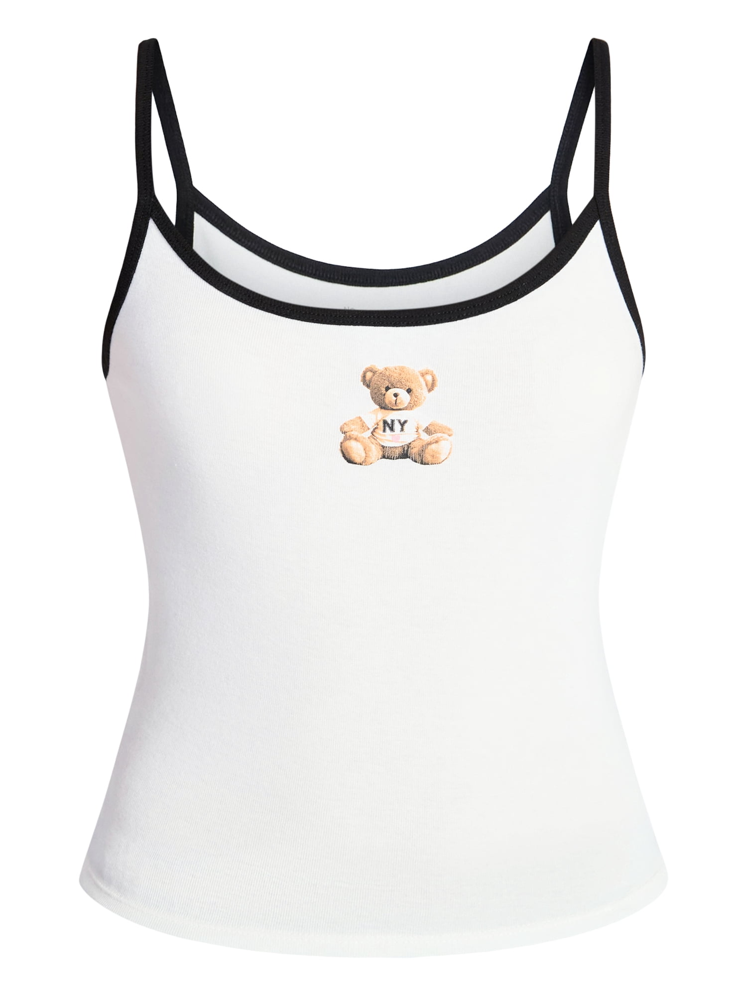 No Boundaries Scoop Neck Cami Top, Women's XXS-XXL