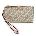 thumbnail image 1 of Cartera Michael Kors Original Doble Cierre Vainilla Rosa, 1 of 5