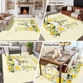 thumbnail image 6 of Lemon Gnomes 5'x8' Area Rug for Living Room, Yellow Summer Botanical Fruit Leaves Washable Non-Slip Rugs for Bedroom Nursery Dining Room, StainResistant Low-Pile Kitchen Carpet Large Entryway Rugs, 6 of 9