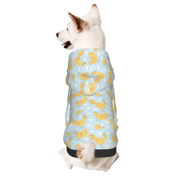 Balery Roosters Sudadera con Capucha para Perros Pequeños – Ropa para Mascotas, Disfraz para Perros y Gatos, Ideal para Fiestas y Cosplay-XX-Large