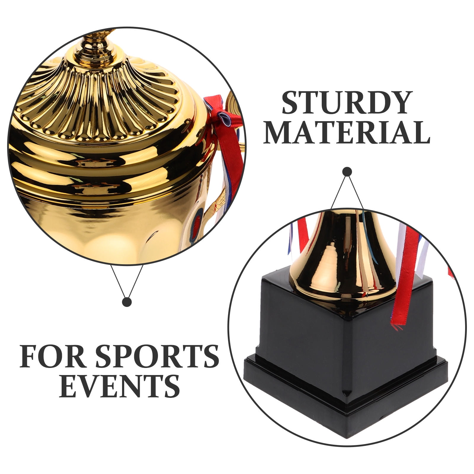 LOLIPPYY Metal Sports Award Trophy for Winners - 1 Piece Event Prize Medal for Athletic Achievement