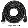 thumbnail image 4 of KFFKFF 25-Foot 50 Ampere Generator Extension Cable STW 6/3 + 8/1, 125V 250V Power Cord for Generator, N14-50P, SS2-50R, CS6364 Twist Lock Connectors, Evaluated According to UL Standards, 4 of 9