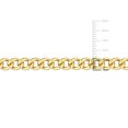 thumbnail image 2 of Everly Women's 6.5mm Fancy-Cut Yellow Silver Curb Link Chain Bracelet, 2 of 8