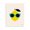 Lemon Sunglasses Whimsical, variant on Stupell Industries Eclectic Simple Rabbit with Bowtie Black Floating Frame Canvas Art, 17 x 21, by Jessica Beck