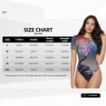 thumbnail image 5 of Xecao Elephant Fireworks Celebration Pattern Women's Crew Neck Body Suit, Short-Sleeved Bodysuit and Basic Swimsuit,Both Comfort and Style for Dating and Daily life -X-Large, 5 of 7