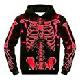 thumbnail image 3 of HNMKIU Boys Halloween Skeleton Top Soft Comfortable Kids T-Shirt With Graphic for Toddlers Children, 3 of 5