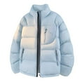 thumbnail image 6 of Ceisia Men's Stand Collar Warm Casual Jacket with Zipper Pockets Long Sleeve Gift Parka, 6 of 6